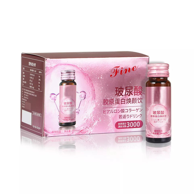Oem de Privé de Schoonheidshuid die van Halal van de Etiketfles Marine Collagen Peptide Powder Liquid witten drinkt Watersupplement