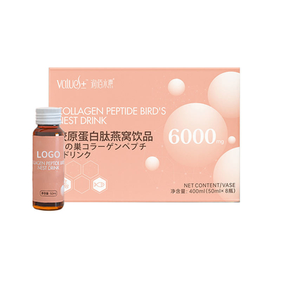 OEM Beauty Skin Whitening en Anti Aging Beauty Collageen Peptide Bird's Nest orale vloeistof