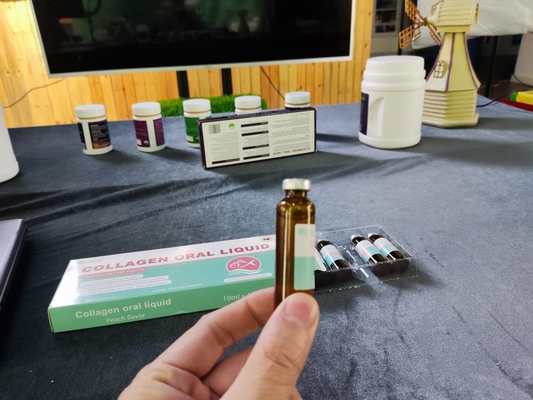 100% Natuurlijke Vis Collageen Peptide Drank Schoonheid Orale Vloeibare Schoonheid 10ml Gezondheidssupplement OEM Groothandel