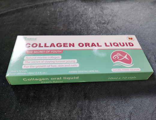 100% Natuurlijke Vis Collageen Peptide Drank Schoonheid Orale Vloeibare Schoonheid 10ml Gezondheidssupplement OEM Groothandel