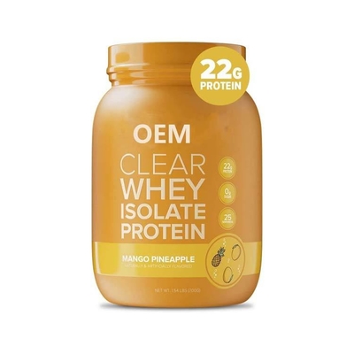 De hete Verkoopoem Duidelijke Wei isoleert Eiwitpoeder Nul Lactose Nul Sugar Keto-Friendly Mango Pineapple Flavor