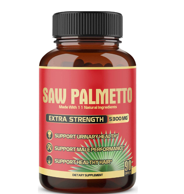 OEM prostate gezondheidssupplement dat Ashwagandha geschikt voor de mannelijke haargroei bevat zag palmpoeder