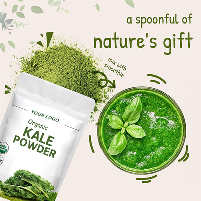OEM Organisch Greens van de het Poederboerenkool van Superfood Juiced het Uittrekselpoeder