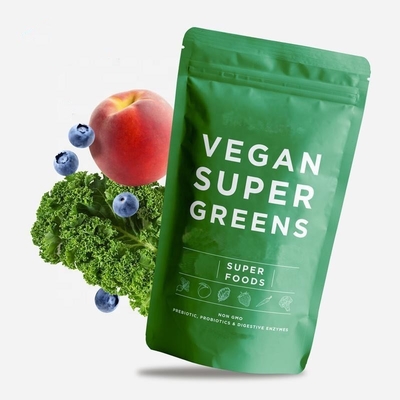 Spijsverteringsenzymen Probiotica Superfood Groenen Mengpoeder OEM met Spirulina Chlorella