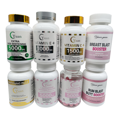 5000MG 3X Extra Whitening Pearl Powder OEM Glutamax Glutathione Skin Whitening-pillen