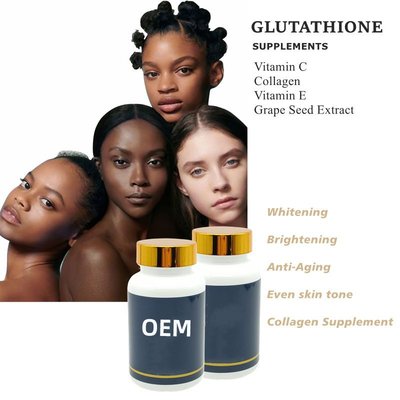 OEM effectief gezond schoonheidssupplement glutathion capsules voor het bleken van de huid