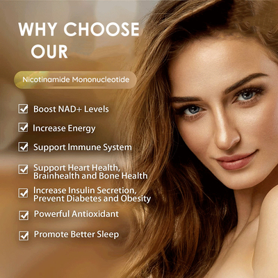 OEM de Capsule99% NMN Poeder van Supplementenbeta nicotinamide mononucleotide 500MG NMN