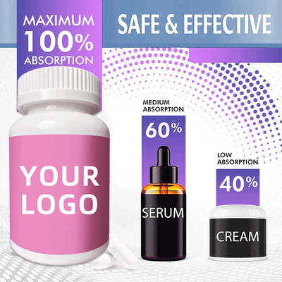 OEM Snelle Absorptie Whitening Glutathion Whitening Pillen Huid Whitening Capsules