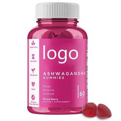 OEM In het groot Organische de veganistashwagandha van ashwagandhacapsules gummies