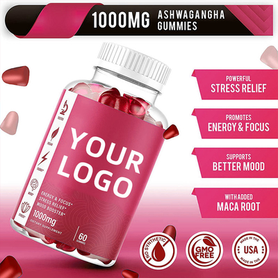 OEM In het groot Organische de veganistashwagandha van ashwagandhacapsules gummies