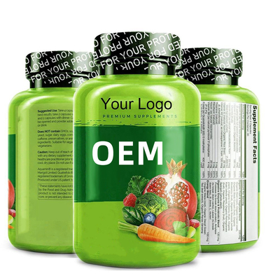 OEM de Hete Tabletten van Multivitamin van het Verkoop Gehele Voedsel voor Supplement 120 van de Mensengezondheid Veganistcapsules