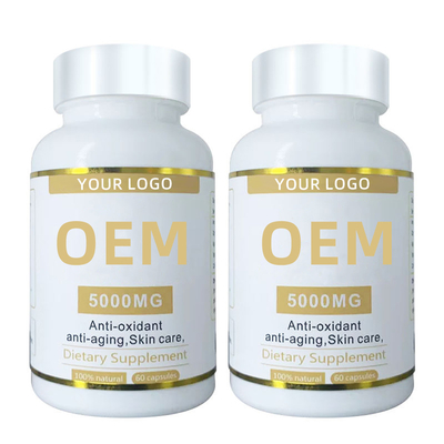 OEM Multivitamins en de Capsuleglutathione van de Voedselsupplement10000mg Vitamine E Softgel Pillenhuid die Capsule witten
