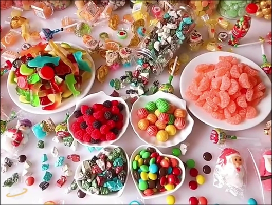 Van de de Tabletsuikergoed Gemengde Kleur van het fruitaroma Kleverige OEM 2.5kgx6bags/Carton