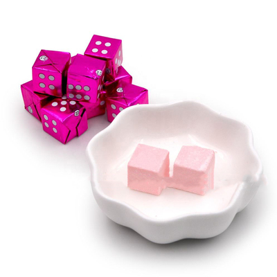 Milk Cube Candy Hard Tablets Candy OEM Halal Zoete Aardbeiensmaak