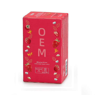 OEM Verse en Gezonde Drank In zakken gedane Kalme het Fruitthee van de Aardbeiframboos