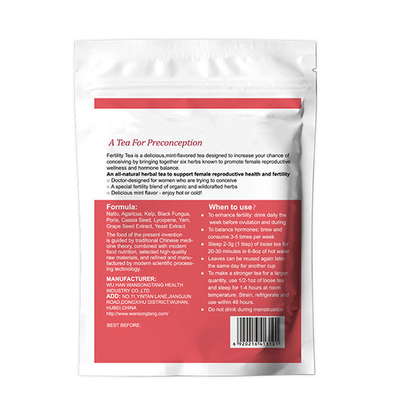 OEM de Vrouwelijke van de de Vruchtbaarheidsthee van /Women van de Vruchtbaarheids Fibroid Thee Thee van de Uterusdetox van /Warm voor Zwangerschap