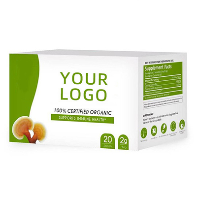 OEM Ganoderma Lucidum Paddestoel Lingzhi Groene Theezakje Instant Herbal Health Detox Thee