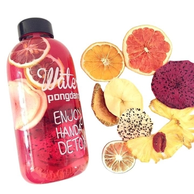 In het groot Douane die OEM de Thee van het Theezakjesgedroogd fruit, de Natuurlijke Met de hand gemaakte Organische Thee van Detox van de Fruitplak verpakken