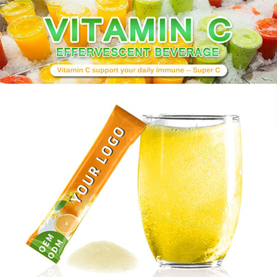 OEM Vitamine C bruisende stevige drank die wordt gebruikt om vitaminen aan te vullen en weerstand te verbeteren