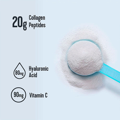 OEM collageen vaste drank Pure Vegetarisch Glutenvrij Type 1 Type 3 collageenpeptiden