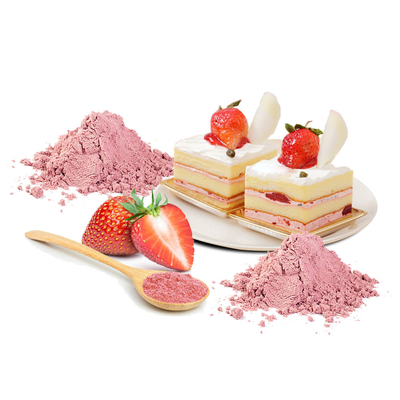 OEM van de het Uittreksel Stevig Drank van het installatie Verse Fruit Roze Aardbeipoeder
