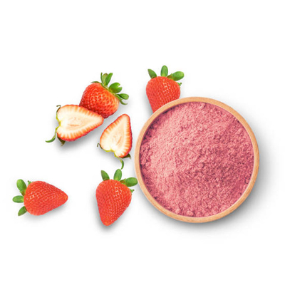 OEM van de het Uittreksel Stevig Drank van het installatie Verse Fruit Roze Aardbeipoeder