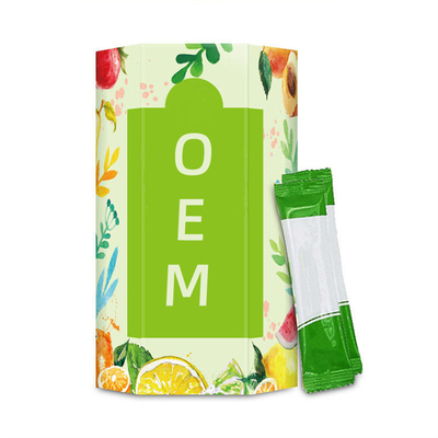 15 Stokken/OEM van het de Vezelpoeder van Doosdetox het Enzympoeder van het Grondstoffenfruit