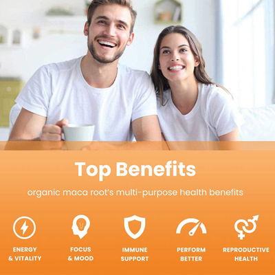 Maca-capsules Voedingssupplementen voor mannen Sterke fitness-lichaamssupplementen