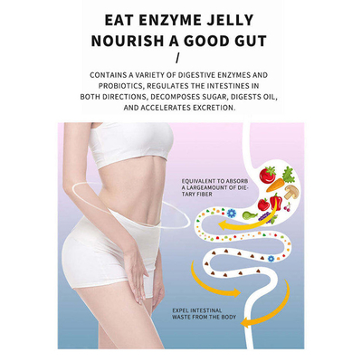OEM/ODM het privé Etiket verbetert Enzym Jelly For Weight Loss van Immuniteits het Fruitige Jelly Drops Enzyme Jelly Collagen