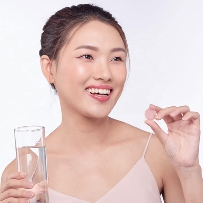 Huid die OEM Glutathione van het Pillen Privé Etiket Vitamine C Bruisende Tabletten voor Anti-oxyderende Dieet witten