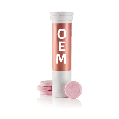 Huid die OEM Glutathione van het Pillen Privé Etiket Vitamine C Bruisende Tabletten voor Anti-oxyderende Dieet witten