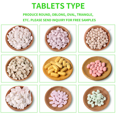 OEM van de voedselrang Tabletten van Multivitamin van de Pillengezondheid de Vegetarische Te kauwen