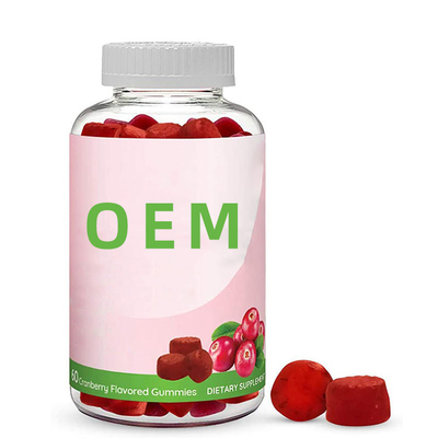 100% het natuurlijke van de Amerikaanse veenbes Probiotic Gummies van Vrouwen Voedingssupplementen Voedselsupplement van de de Urinelandstreekamerikaanse veenbes