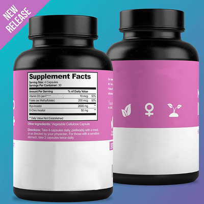 De Supplementen van de het Hormoonsteun van antimoeheidsvrouwen met Inositol D-Chiro Folate Vitamined3 Supplement