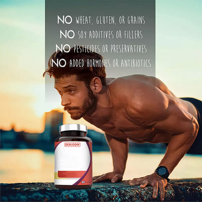 60 / 90/van de Vrouwen Voedingssupplementen van 120cts/van de Fles het Collageen Dieetsupplement die Capsules witten
