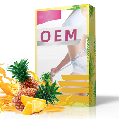 Van de Supplementendetox van gezondheidszorgvrouwen Voedings van het het Gewichtsverlies van het het Poeder Privé Etiket de Ananasaroma