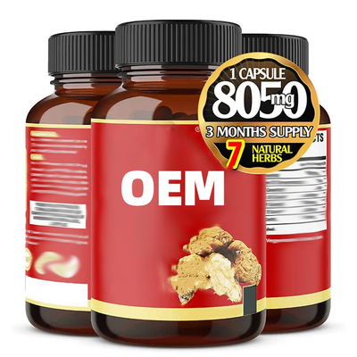 Biologische mannelijke voedingssupplementen Maca Plus capsules Sterke man pillen