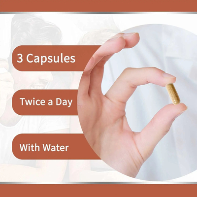 Kruiden HACCP Mannenvoedingssupplementen Tongkat Ali Maca Extract Capsule