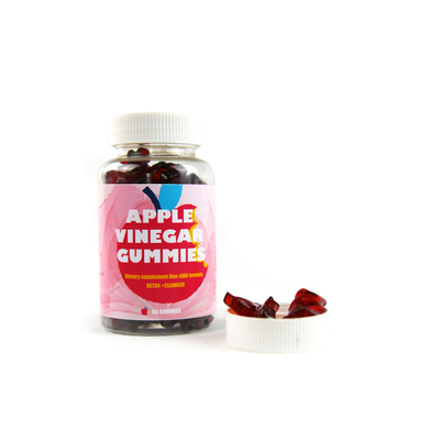Privélabel Appelciderazijn Gewichtsbeheersing Lichaamsontgifting Gummies Afslanking snoep