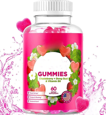 Vrouwen opgeblazenheid Verlichting van menstruatie krampen Gezondheidsproduct Vrouw Pms Gummies