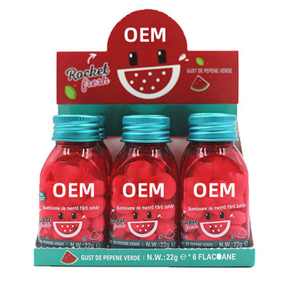 Vitamine-geïnfundeerde munt snoepjes suikervrij munt vers snoep met essentiële vitamine