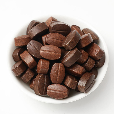 Vegan Candy Suikervrij Instant Grain Coffee Shape Kaffeegranen Tablet Candy