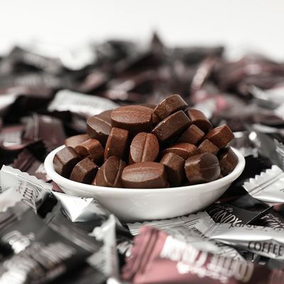 Vegan Candy Suikervrij Instant Grain Coffee Shape Kaffeegranen Tablet Candy